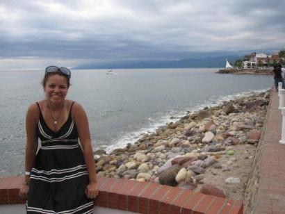Amber J在墨西哥，留学国外